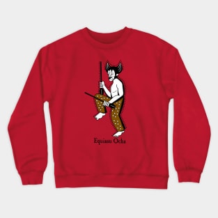 White Devil Crewneck Sweatshirt